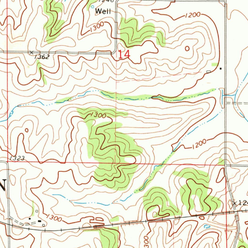 Dedham, IA (1971, 24000-Scale) Map by United States Geological Survey ...