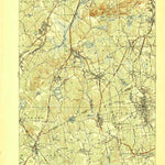 United States Geological Survey Dedham, MA (1919, 62500-Scale) digital map