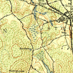 United States Geological Survey Dedham, MA (1919, 62500-Scale) digital map