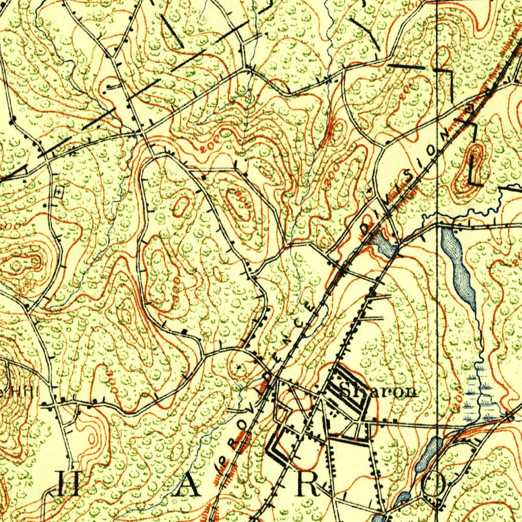 Dedham, MA (1919, 62500-Scale) Map by United States Geological Survey ...