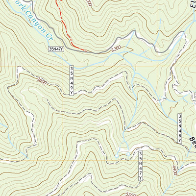 United States Geological Survey Dedrick, CA (2022, 24000-Scale) digital map