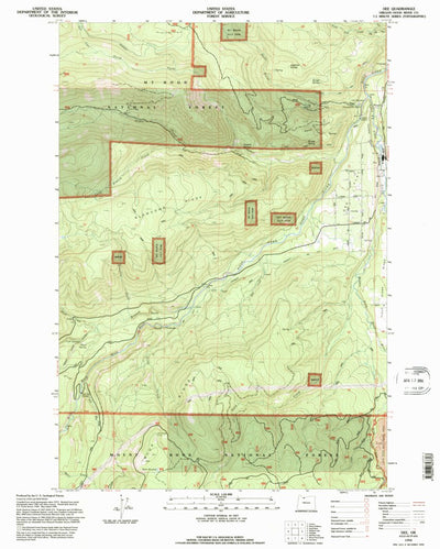 United States Geological Survey Dee, OR (1994, 24000-Scale) digital map