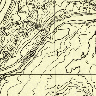 United States Geological Survey Deep Canyon South, UT-AZ (1953, 24000-Scale) digital map