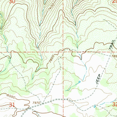 United States Geological Survey Deep Creek Canyon, UT (1962, 24000-Scale) digital map