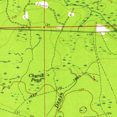 United States Geological Survey Deep Creek, FL (1961, 24000-Scale) digital map