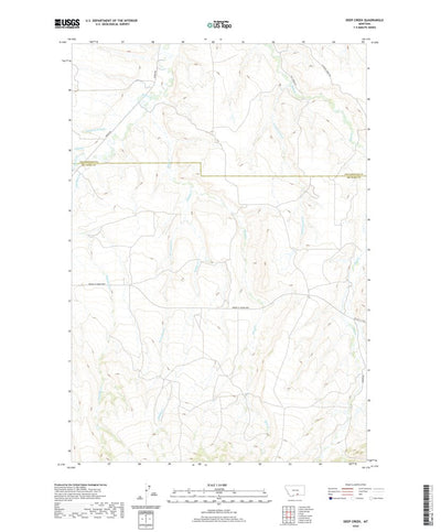 United States Geological Survey Deep Creek, MT (2020, 24000-Scale) digital map