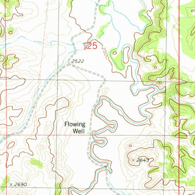 United States Geological Survey Deep Creek North, ND (1979, 24000-Scale) digital map