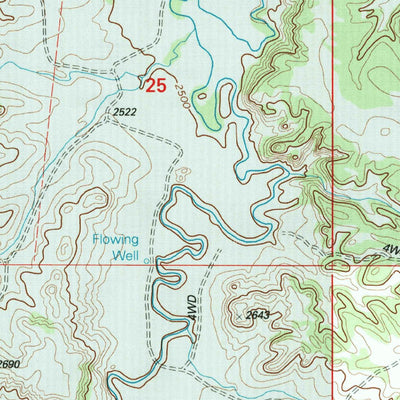 United States Geological Survey Deep Creek North, ND (1997, 24000-Scale) digital map