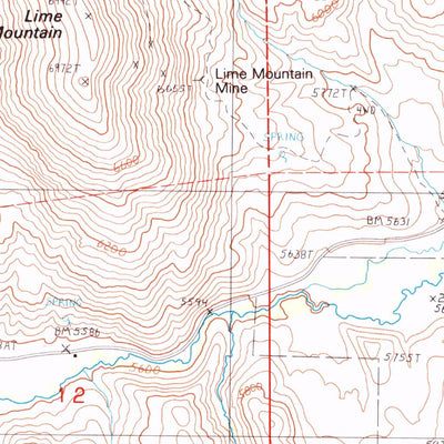United States Geological Survey Deep Creek, NV (1987, 24000-Scale) digital map