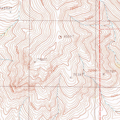 United States Geological Survey Deep Creek, NV (1987, 24000-Scale) digital map