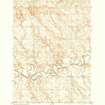 United States Geological Survey Deep Creek NW, SD (1951, 24000-Scale) digital map
