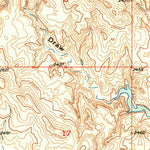 United States Geological Survey Deep Creek NW, SD (1951, 24000-Scale) digital map