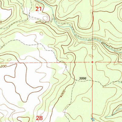 United States Geological Survey Deep Creek, OR (1995, 24000-Scale) digital map