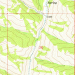 United States Geological Survey Deep Creek Peak, ID (1973, 24000-Scale) digital map