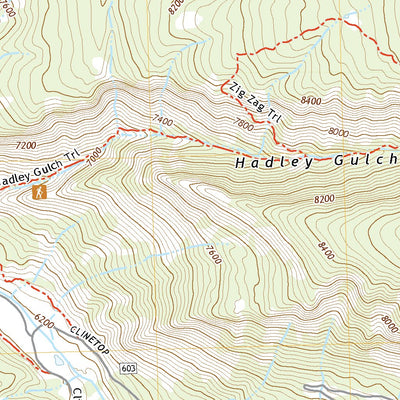 United States Geological Survey Deep Creek Point, CO (2022, 24000-Scale) digital map