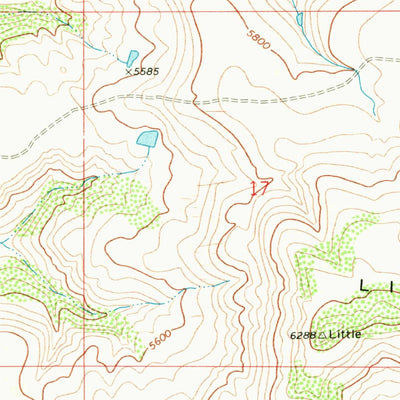United States Geological Survey Deep Creek SE, MT (1967, 24000-Scale) digital map
