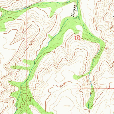 United States Geological Survey Deep Creek SE, MT (1967, 24000-Scale) digital map