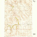 United States Geological Survey Deep Creek SE, SD (1952, 24000-Scale) digital map