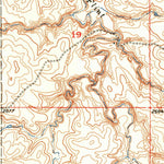United States Geological Survey Deep Creek SE, SD (1952, 24000-Scale) digital map