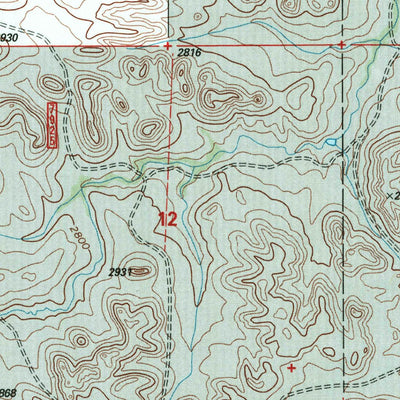 United States Geological Survey Deep Creek South, ND (1997, 24000-Scale) digital map