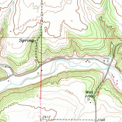 United States Geological Survey Deep Creek, WA (1973, 24000-Scale) digital map