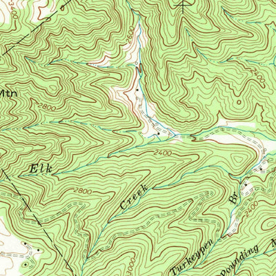 United States Geological Survey Deep Gap, NC (1967, 24000-Scale) digital map