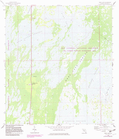 United States Geological Survey Deep Lake, FL (1959, 24000-Scale) digital map