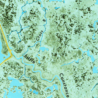 United States Geological Survey Deep Lake, LA (1979, 24000-Scale) digital map