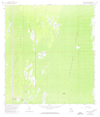 United States Geological Survey Deep Lake SW, FL (1959, 24000-Scale) digital map