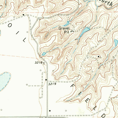 United States Geological Survey Deep Lake, TX (1968, 24000-Scale) digital map