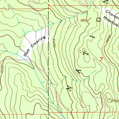 United States Geological Survey Deep Lake, WA (1952, 24000-Scale) digital map