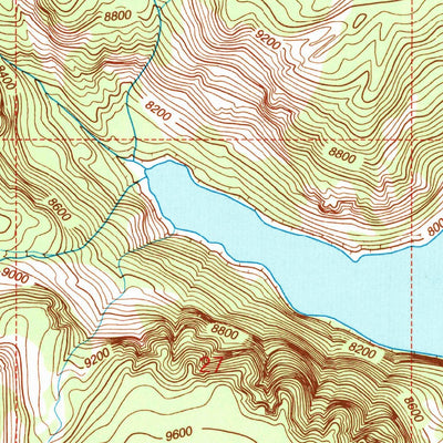 United States Geological Survey Deep Lake, WY (1991, 24000-Scale) digital map