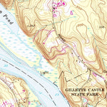 United States Geological Survey Deep River, CT (1961, 24000-Scale) digital map