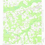 United States Geological Survey Deep Run, NC (1980, 24000-Scale) digital map