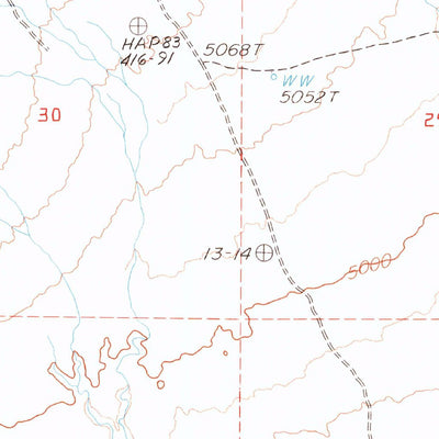 United States Geological Survey Deep Springs Lake, CA (1987, 24000-Scale) digital map