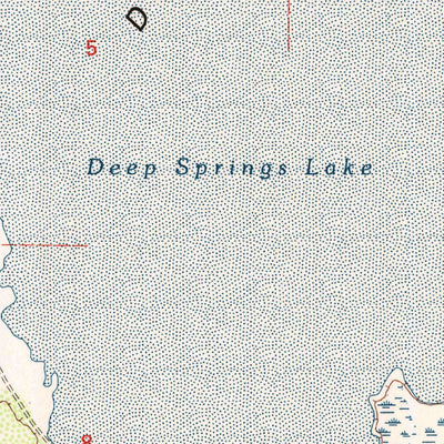 United States Geological Survey Deep Springs Lake, CA (1994, 24000-Scale) digital map