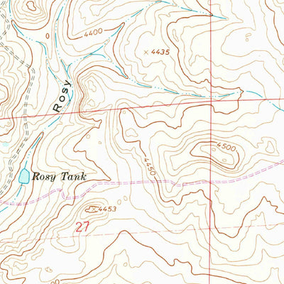 United States Geological Survey Deep Well, NM (1967, 24000-Scale) digital map