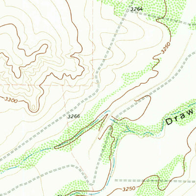 United States Geological Survey Deep Well Ranch SE, TX (1970, 24000-Scale) digital map
