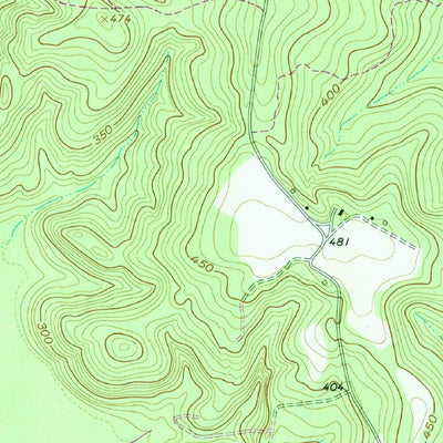 United States Geological Survey Deepstep, GA (1961, 24000-Scale) digital map