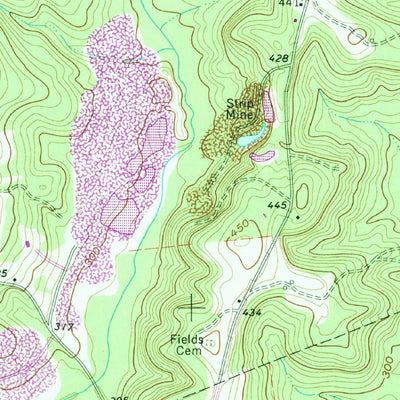 United States Geological Survey Deepstep, GA (1961, 24000-Scale) digital map