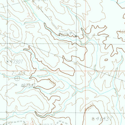 United States Geological Survey Deepwell Ranch, AZ (1985, 24000-Scale) digital map
