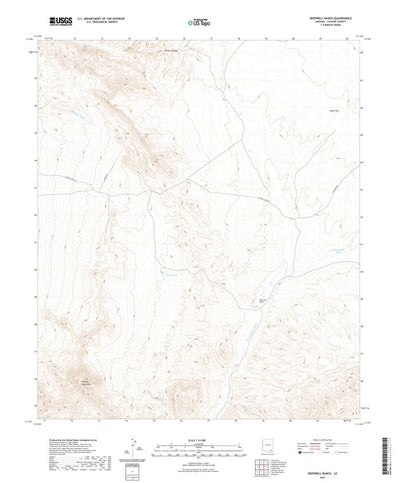 United States Geological Survey Deepwell Ranch, AZ (2021, 24000-Scale) digital map