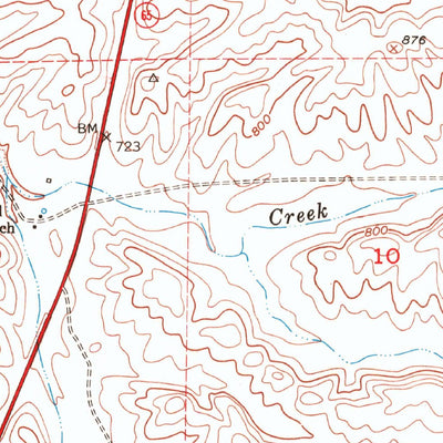 United States Geological Survey Deepwell Ranch, CA (1952, 24000-Scale) digital map