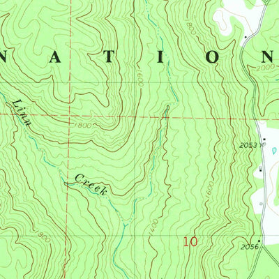 United States Geological Survey Deer, AR (1980, 24000-Scale) digital map