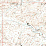 United States Geological Survey Deer Butte, WY (1986, 24000-Scale) digital map