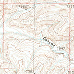 United States Geological Survey Deer Butte, WY (1986, 24000-Scale) digital map