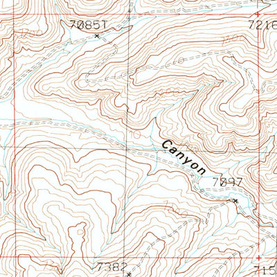 United States Geological Survey Deer Butte, WY (1986, 24000-Scale) digital map