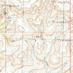 United States Geological Survey Deer Butte, WY (1986, 24000-Scale) digital map