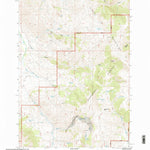 United States Geological Survey Deer Canyon, MT (1997, 24000-Scale) digital map