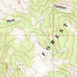 United States Geological Survey Deer Canyon, MT (1997, 24000-Scale) digital map